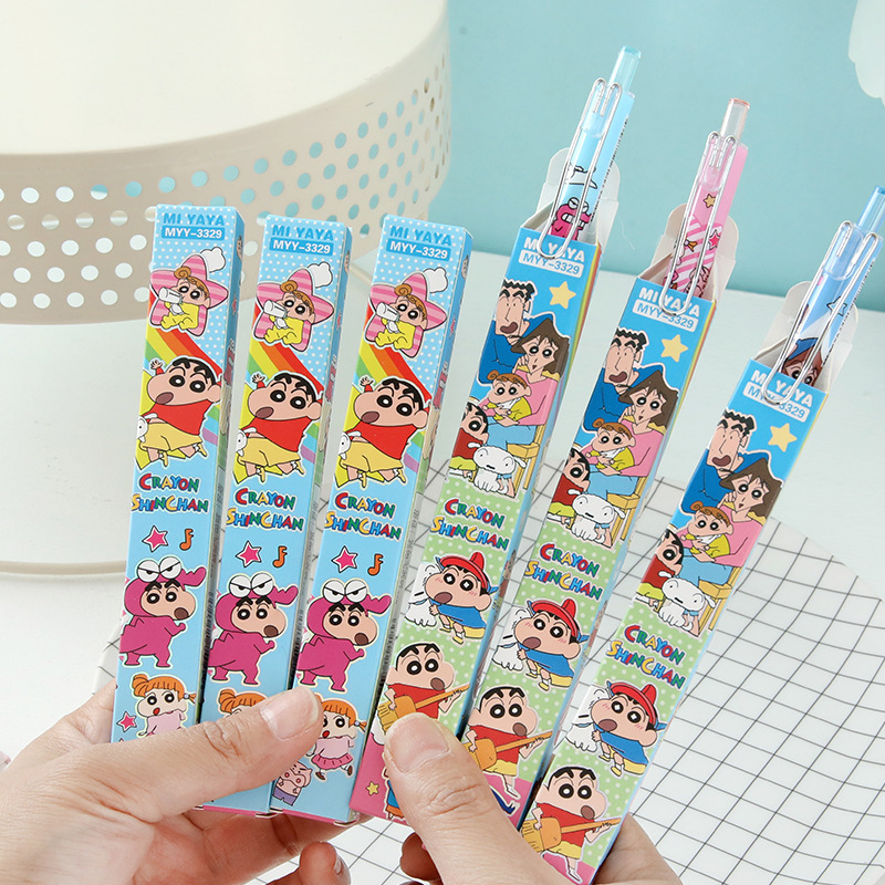 6Pcs Cartoon Crayon Shin-Chan  - Stationery Supplier recension och pris